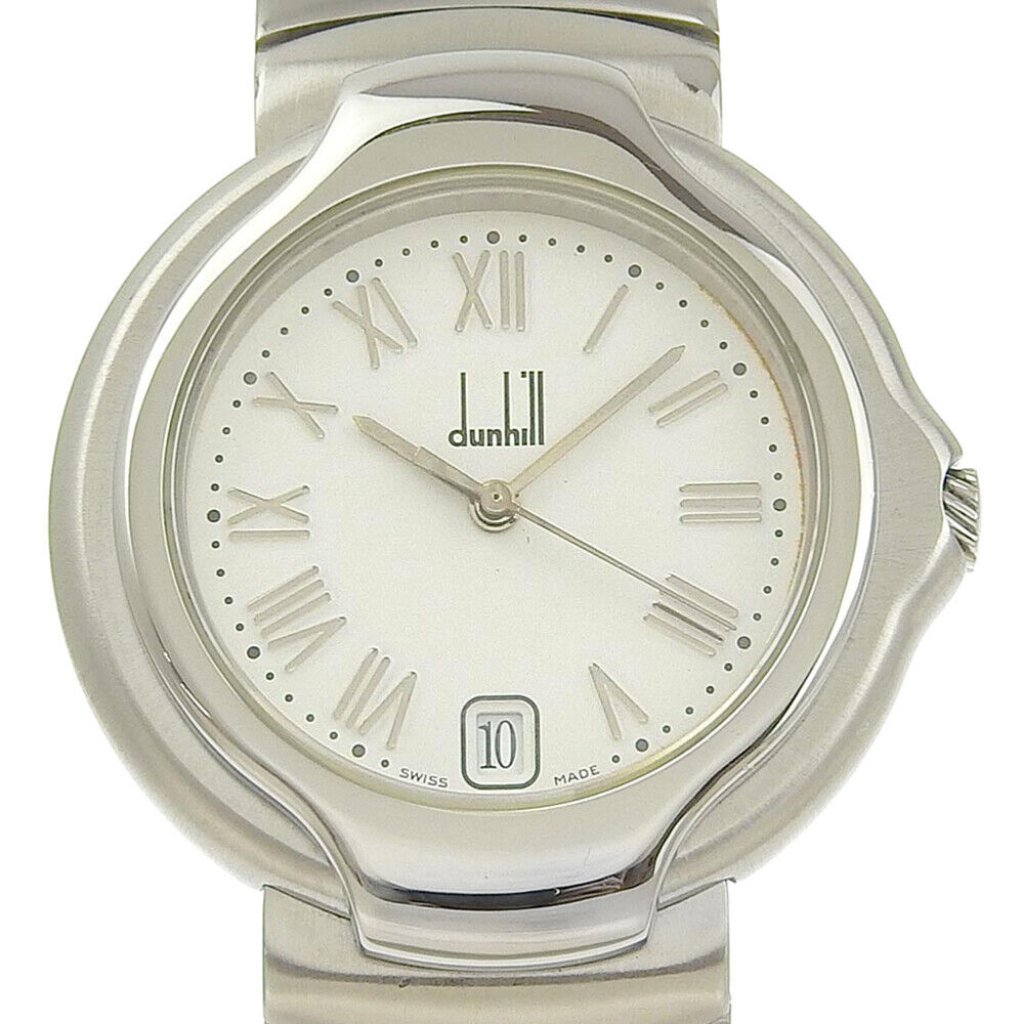 Dunhill Millennium Watches 8001 Silver Whitedial Stainless Steel Quartz An